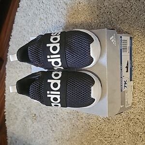 adidas light racer adapt black/white sz7K